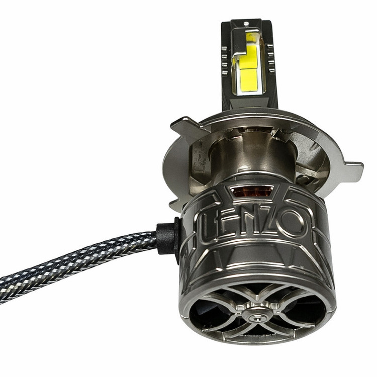 هدلایت خودرو لنزو مدل V125 PRO MAX پایه H4 بسته 2 عددی