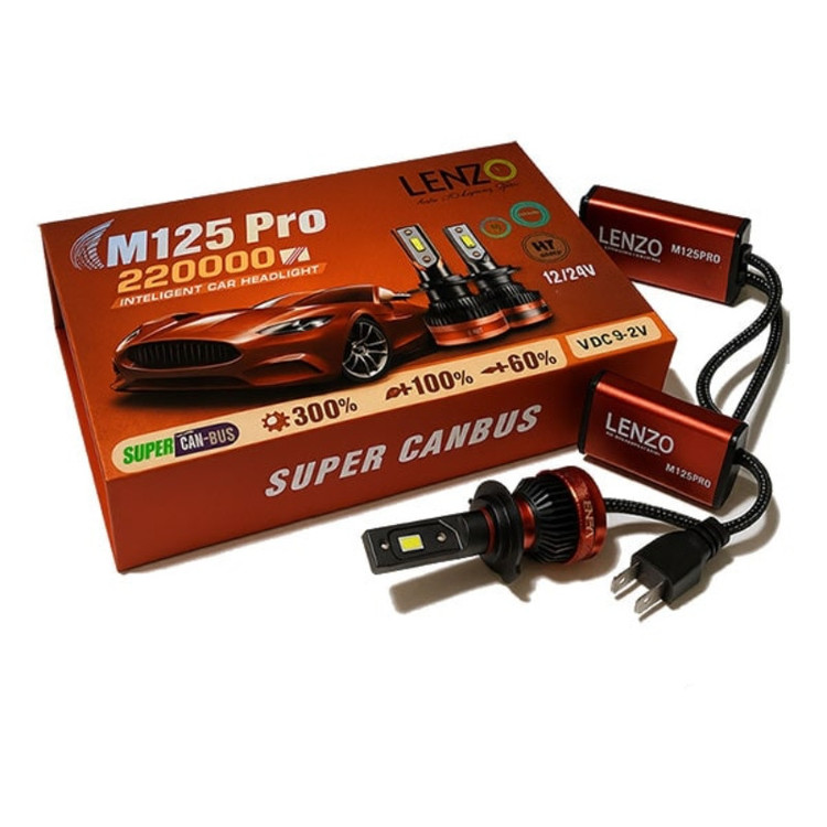 هدلایت لنزو مدل M125 pro پایه H1 بسته 2 عددی