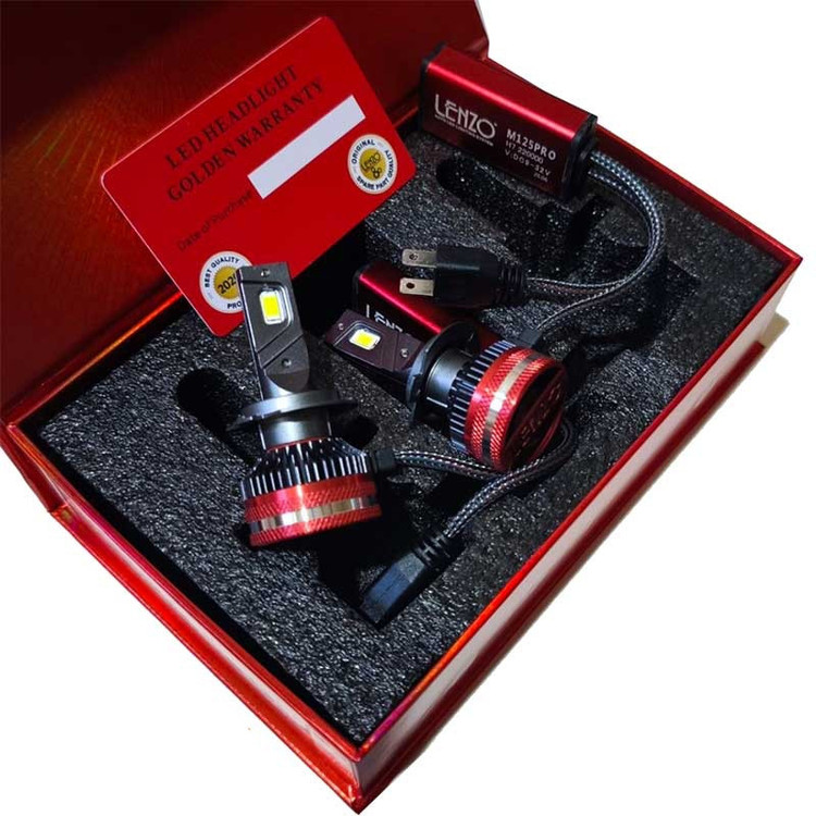 هدلایت لنزو مدل M125 pro پایه H1 بسته 2 عددی