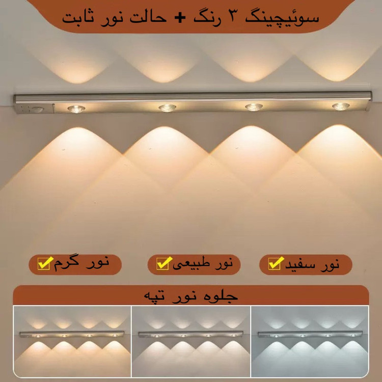 چراغ ال ای دی 0.75 وات مدل زیر کابینتی کد 80CM