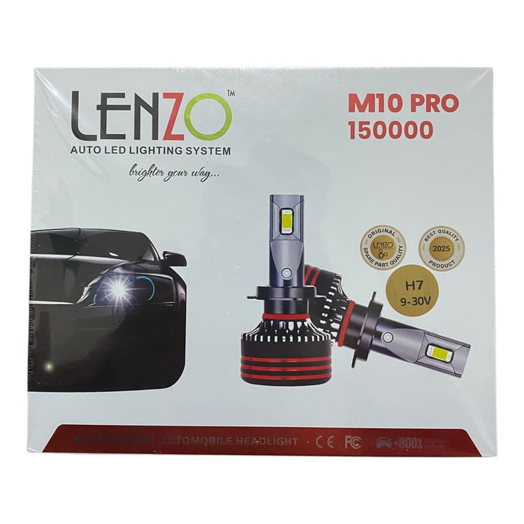 لامپ هدلایت خودرو لنزو مدل M10 PRO پایه H7 بسته دو عددی
