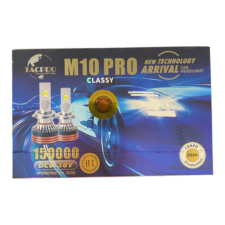 لامپ هدلایت خودرو لنزو تک پرو مدل M10 PRO پایه H1 بسته دو عددی