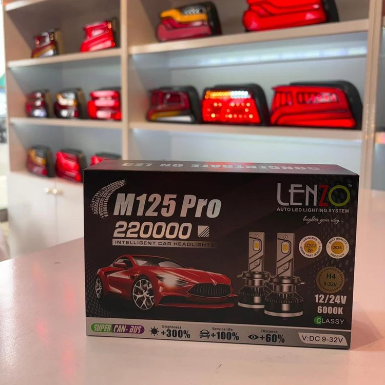 هدلایت لنزو مدل M125 Pro پایه H1 بسته دو عددی