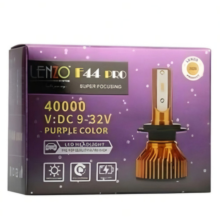 هدلایت لنزو مدل F44 Pro پایه H4 بسته دو عددی