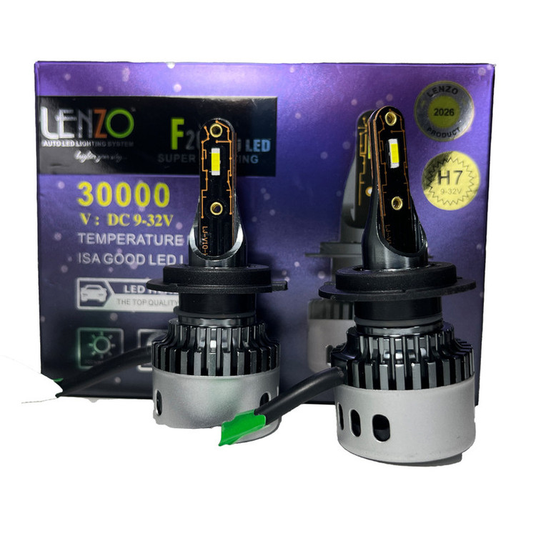 لامپ هدلایت یخی خودرو لنزو مدل F20 پایه H7 بسته دو عددی