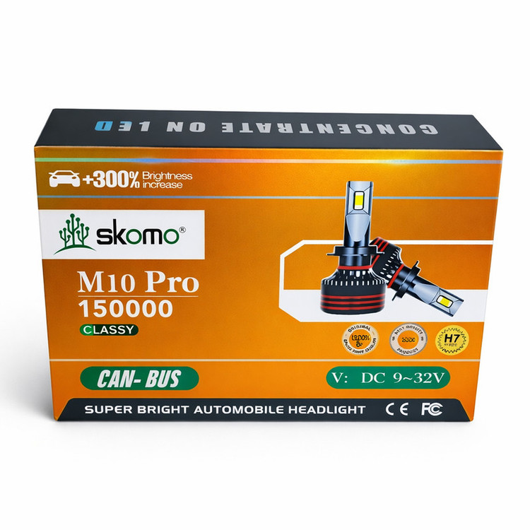 هدلایت خودرو لنزو مدل M10 PRO پایه H7 بسته 2 عددی
