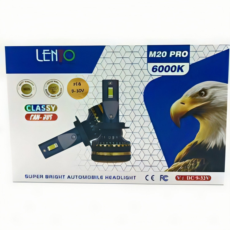 هدلایت لنزو مدل M20 Pro پایه H1 بسته دو عددی