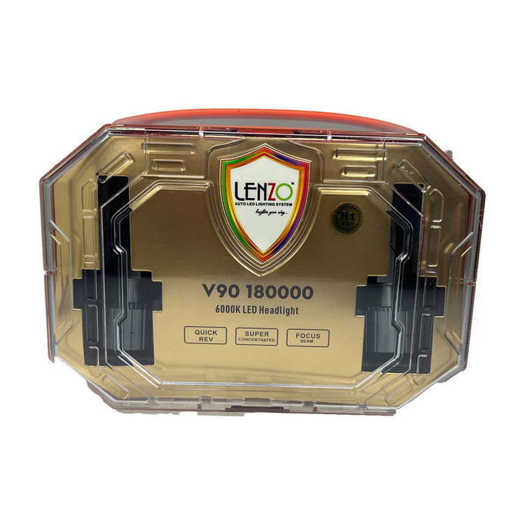 لامپ هدلایت خودرو لنزو مدل V90 پایه H1 بسته دو عددی