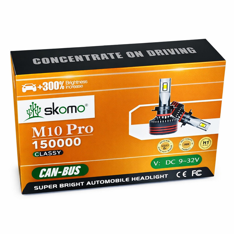هدلایت خودرو لنزو مدل M10 PRO پایه H1 بسته 2 عددی