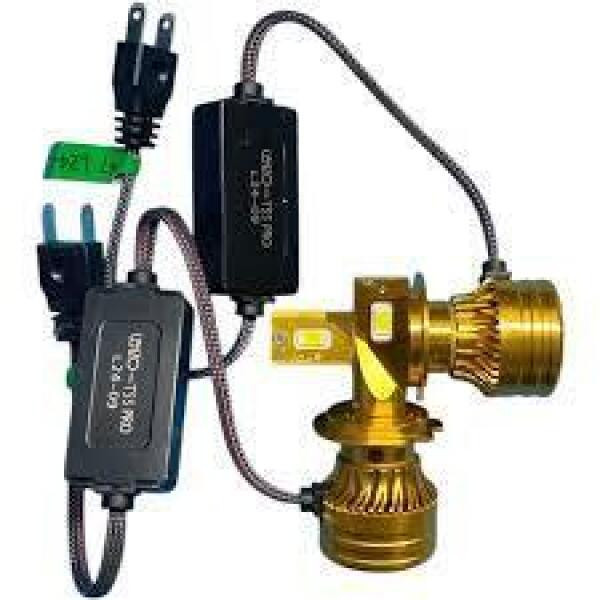 هدلایت خودرو لنزو مدل T55 Pro پایه H4 بسته دو عددی