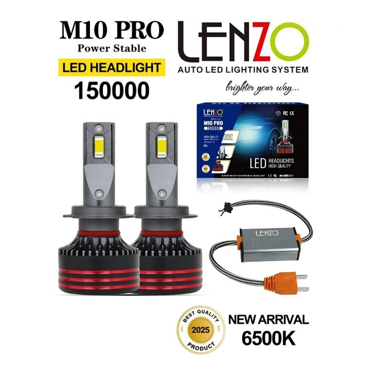 هدلایت لنزو مدل M65 Pro پایه H1 بسته دو عددی