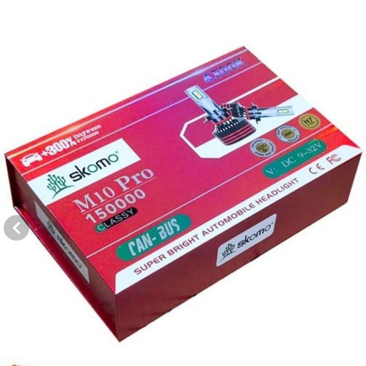 هدلایت خودرو لنزو مدل m10 pro پایه H4 مجموعه 2 عددی