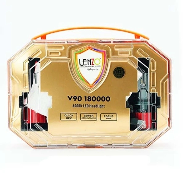 هدلایت لنزو مدل V90 پایه H1 بسته دو عددی