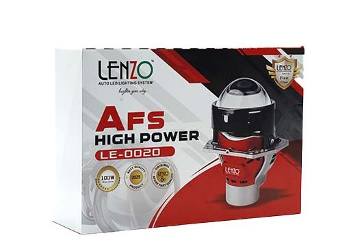لنز چراغ خودرو برند لنزو مدل LE-0020 مجهز به AFS
