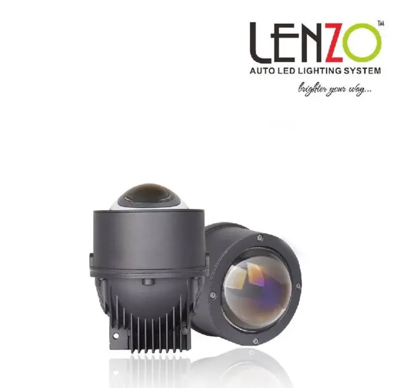 لنز خودرو لنزو مدل LE-006 پایه تک کنتاکت مناسب مه شکن 3 رنگ بسته دو عددی
